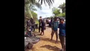 Dua Warga Tumbang Kaminting Kotim Ditahan, Warga Blokir Akses Perkebunan Sawit